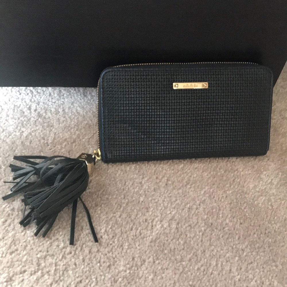 Black and blue wallet